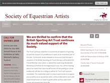Tablet Screenshot of equestrianartists.co.uk